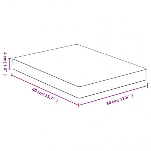 Skærebræt i bambus 30 × 40 × 4 cm - robust køkkenbræt