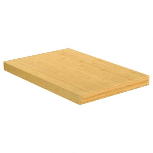 Skærebræt i bambus 35 × 50 × 4 cm - massivt køkkenbræt
