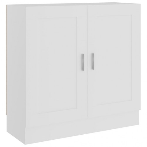 Bogskat 82,5x30,5x80 cm konstrueret træ hvid