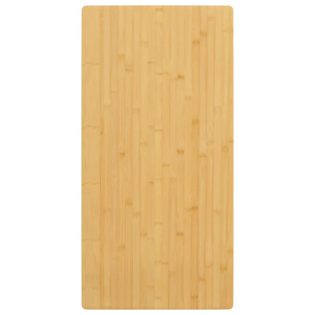 Bordplade 50x100x2,5 cm bambus
