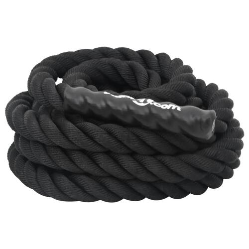 Battle rope 9 m 6,8 kg polyester sort