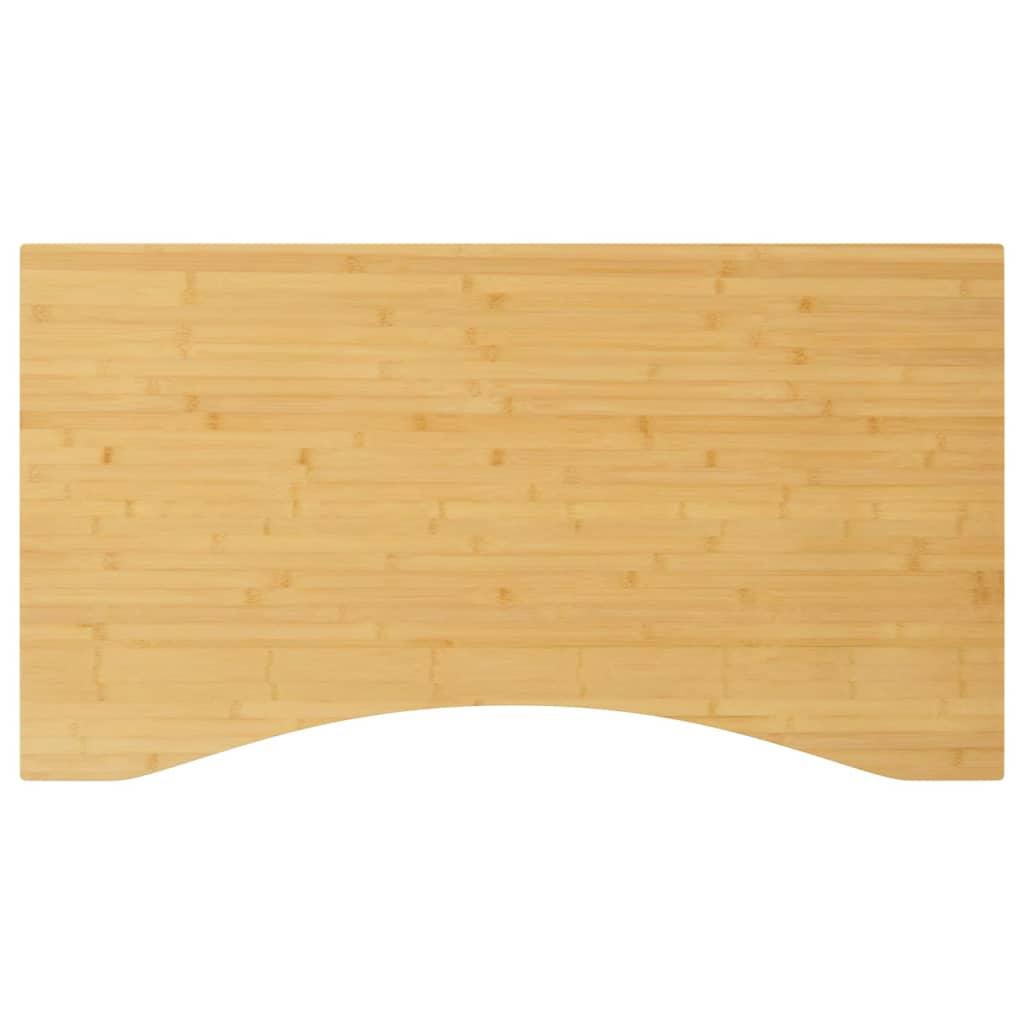 Bordplade til skrivebord 100x60x4 cm bambus