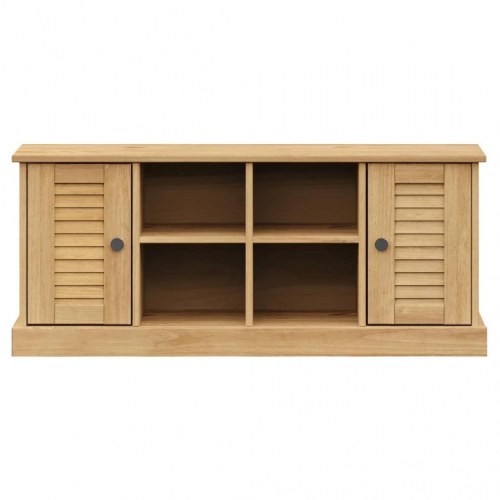 Skobænk VIGO 106×35×45 cm - massivt fyrretræ med skoddelåger
