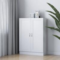 Bogskab 82,5x30,5x115 cm spånplade hvid