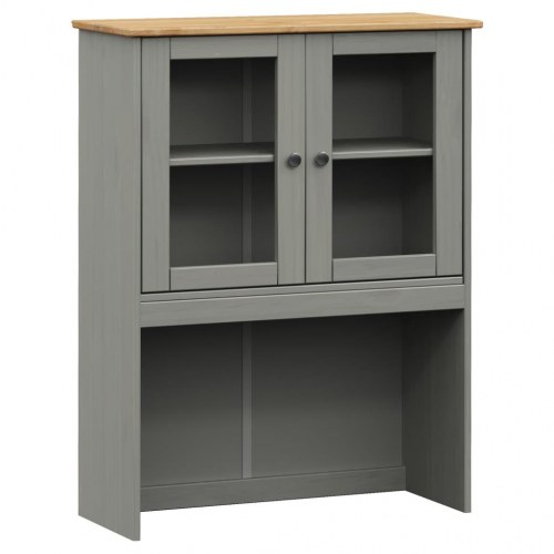 Skænk VIGO 80x40x176 cm massivt fyrretræ grå
