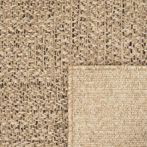 Gulvtæppe ZIZUR 80x150 cm jute-look indendørs og udendørs