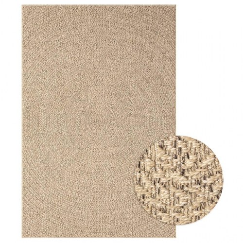 Gulvtæppe i jute-look 120×170 cm - indendørs/udendørs, ZIZUR