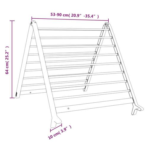 Tørrestativ til badekar 53-90 cm udvideligt aluminium