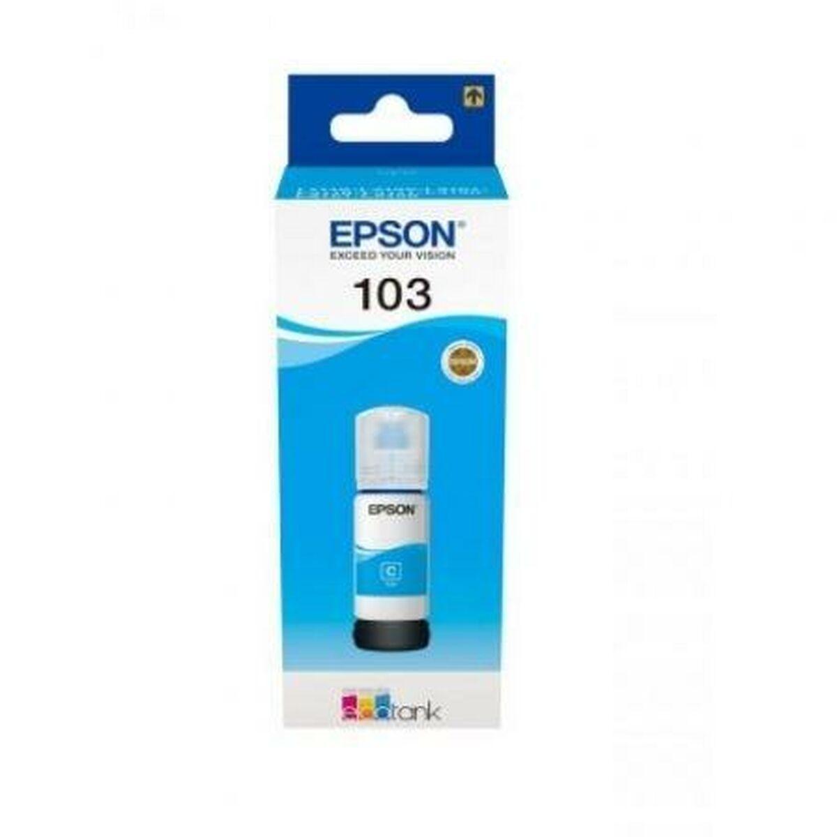 Se Epson 103 Cyan Inkjet Refill (103) Original hos Boligcenter.dk
