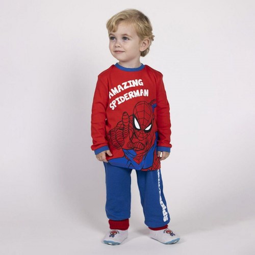 Spider-Man pyjamas til drenge - blå, 18 måneder, 100% bomuld