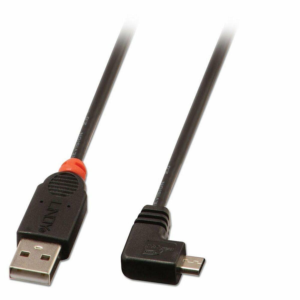 Usb 2.0 A Til Mikro Usb B Kabel Lindy 31977 2 M Sort