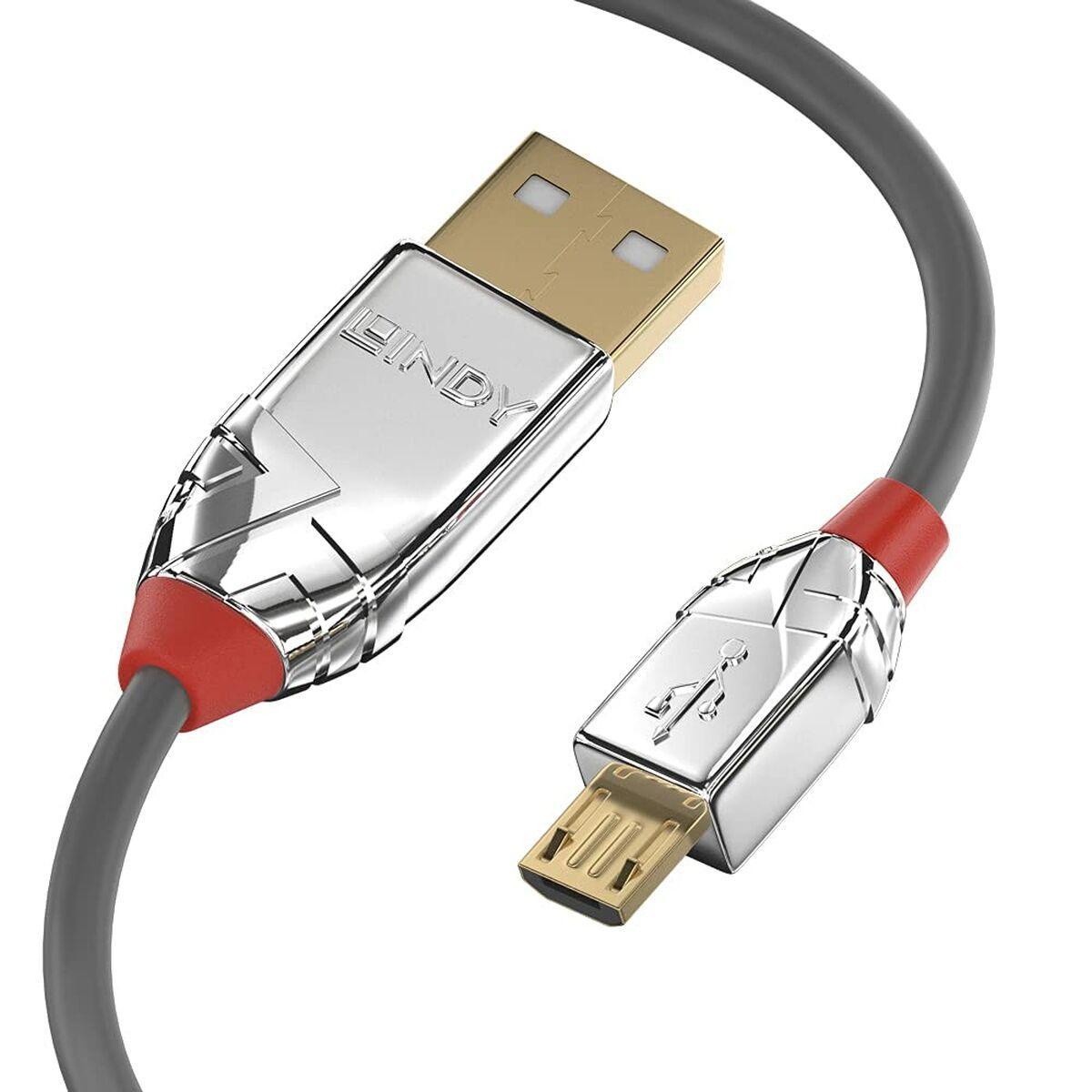 Usb 2.0 A Til Mikro Usb B Kabel Lindy 36652 2 M
