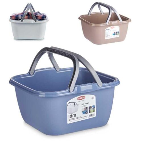 Multibrug kurv Stefanplast Plastik 13 L 36 x 18 x 34,5 cm Med håndtag (48 enheder)