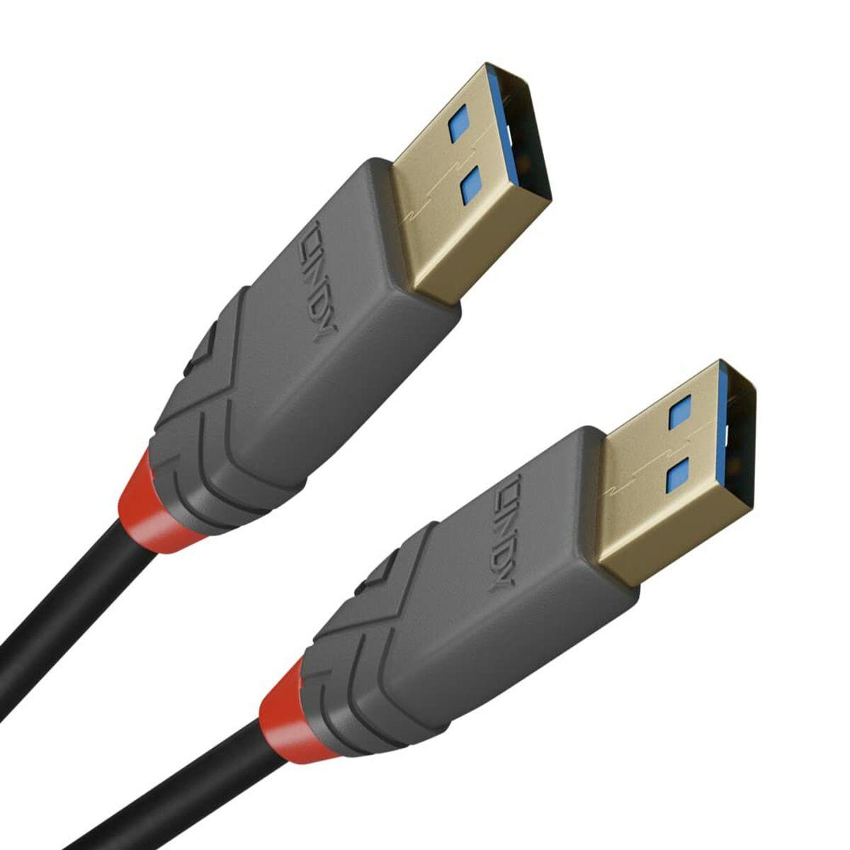 Usb Kabel Lindy 36752 2 M Sort