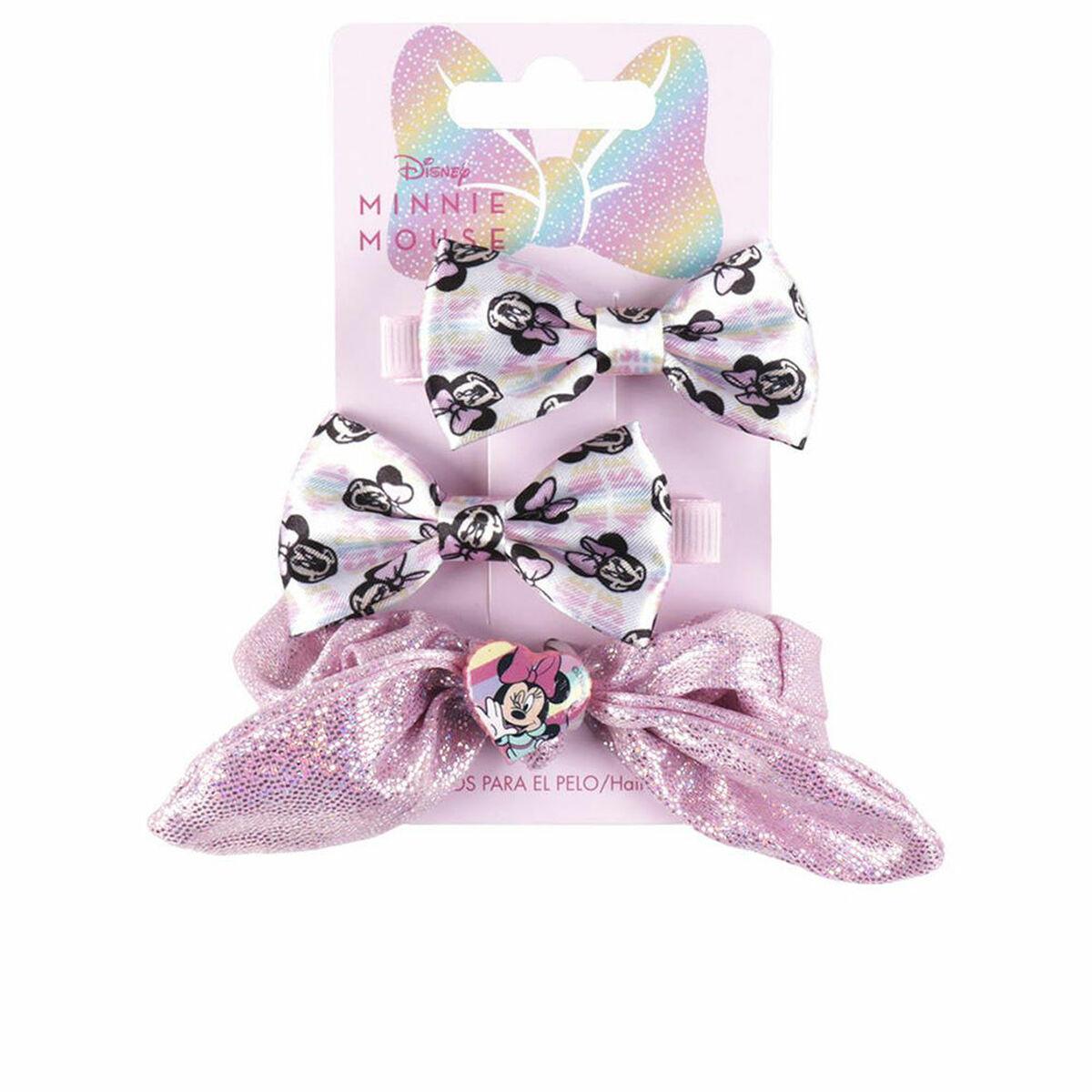 Hårklemmer Disney Pink Minnie Mouse Lasso Sæt Dele