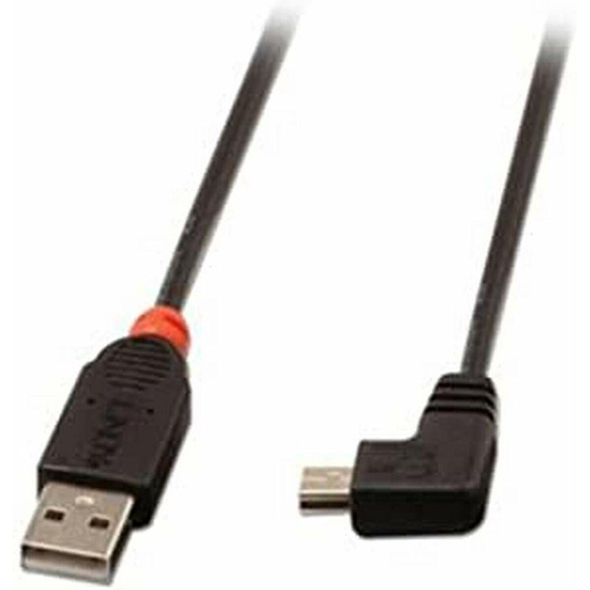 Usb 2.0 A Til Mini Usb B Kabel Lindy 31972 2 M Sort