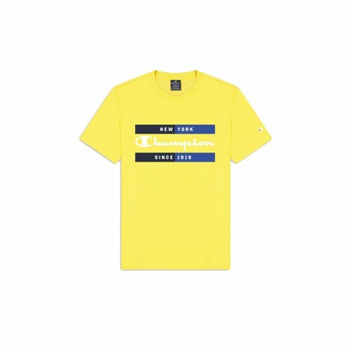 Champion kortærmet T-shirt til mænd - gul, L