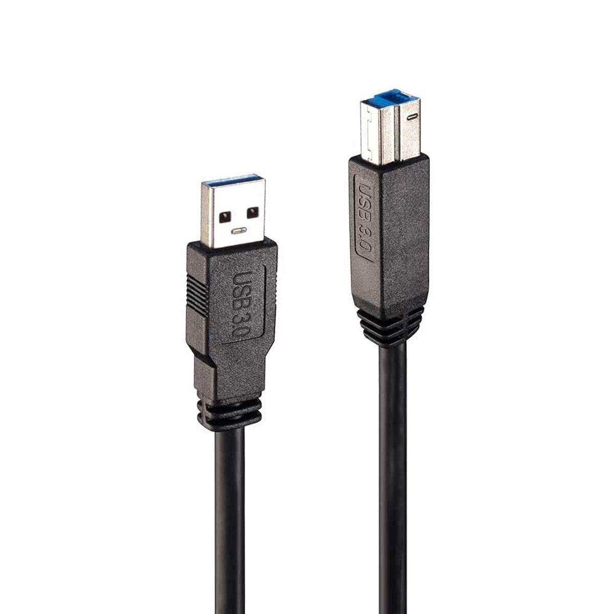Usb A Til Usb B Kabel Lindy 43098 10 M Sort