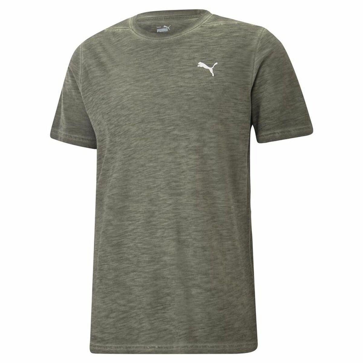 Puma Studio Foundation Kortærmet T-shirt Til Mænd Grøn Oliven M
