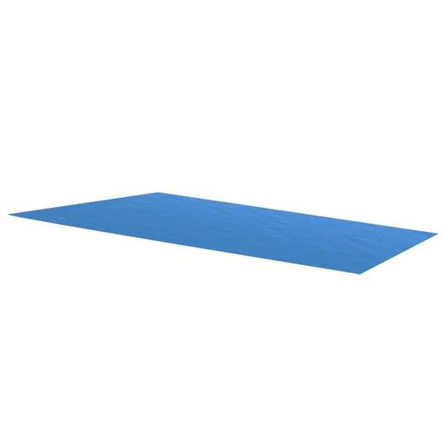 Rektangulært poolovertræk 600x400 cm PE blå