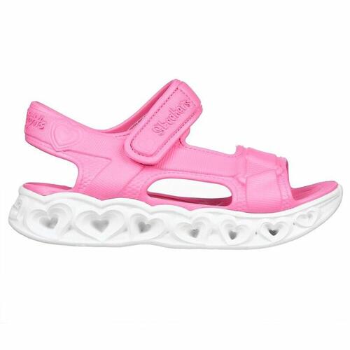 Sandaler til børn Skechers Lighted Molded Top Pink 32
