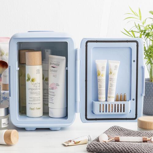 Mini Cosmetics Køleskab Frecos Blå 4 L 48 W (OUTLET A)
