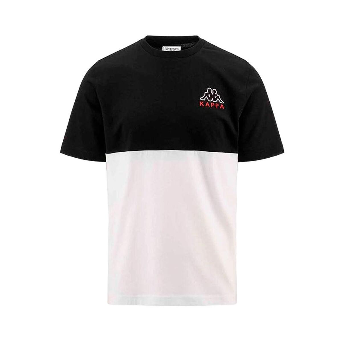 Kortærmet T-shirt til Mænd Kappa Edwin CKD Hvid Sort M