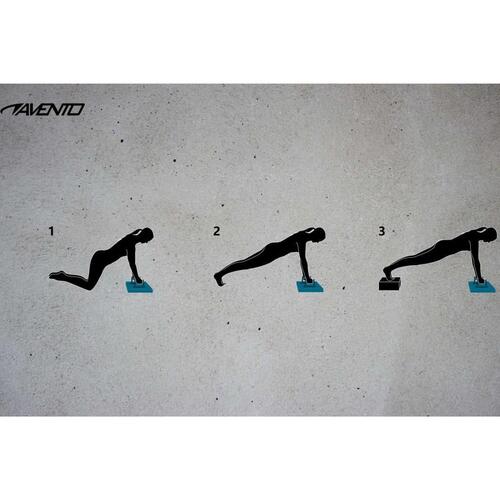 Avento push up-bræt sammenfoldeligt