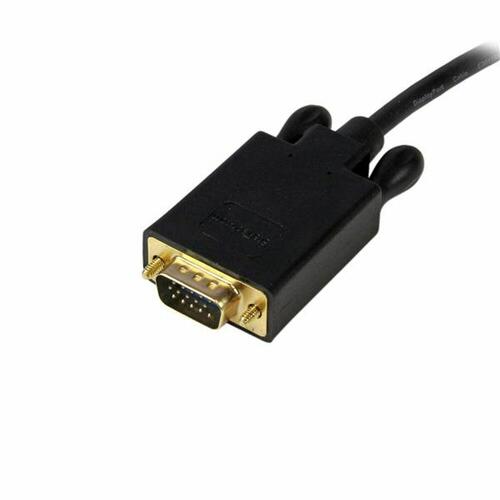 DisplayPort til VGA-adapter Startech DP2VGAMM10B 3 m Sort
