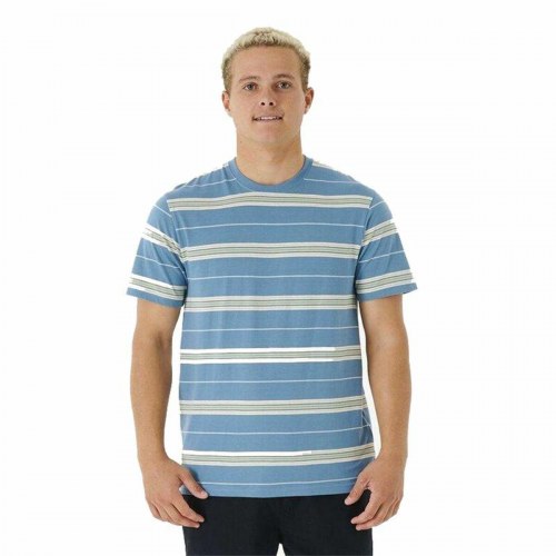 T-shirt Rip Curl Surf Revival Stripe Akvamarin Mænd - M