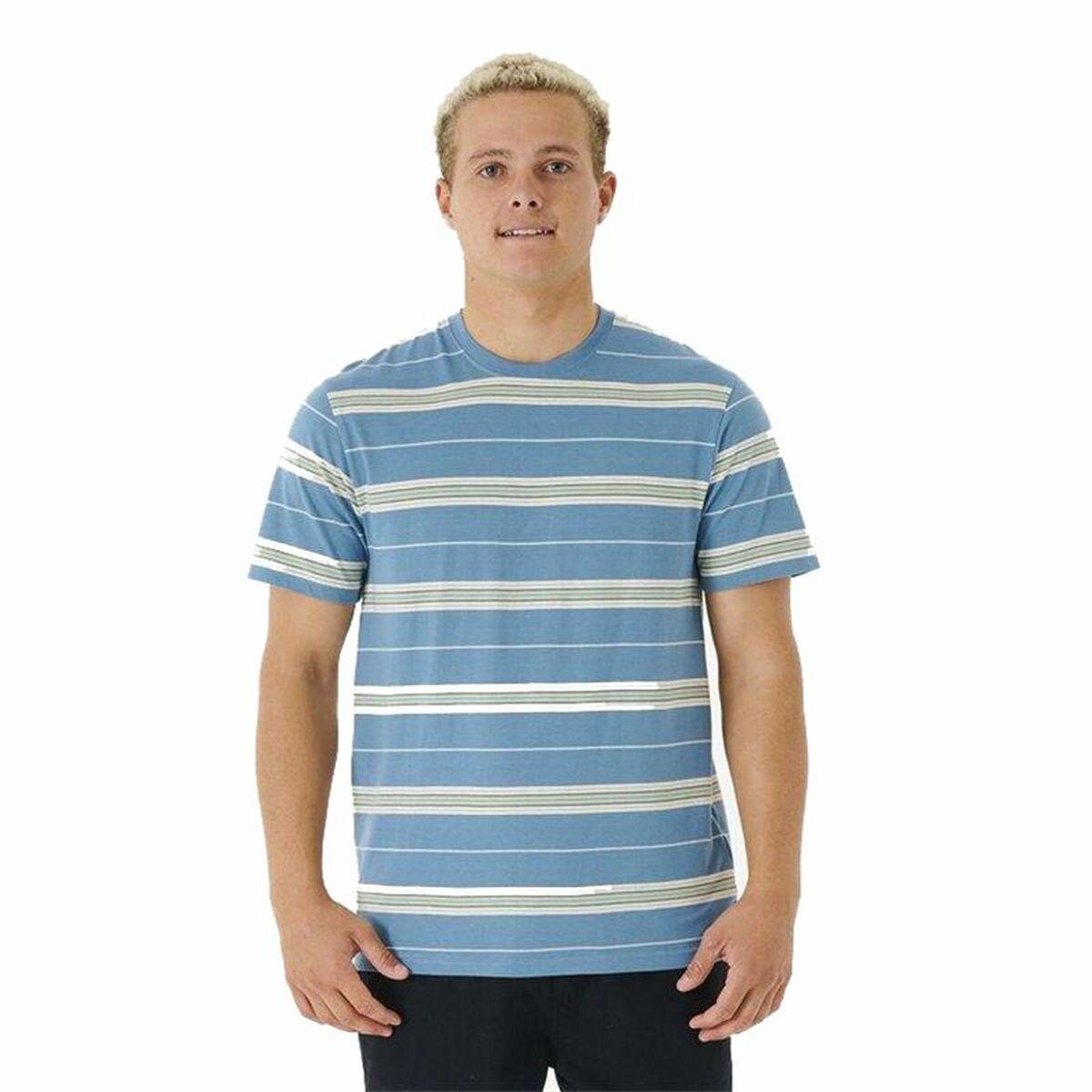 T-shirt Rip Curl Surf Revival Stripe Akvamarin Mænd - M