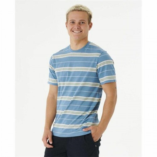 T-shirt Rip Curl Surf Revival Stripe Akvamarin Mænd - M