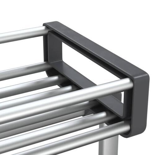 Opbevaringsvogn 59x20x75 cm aluminium