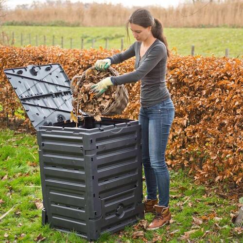 kompostbeholder 300 l sort