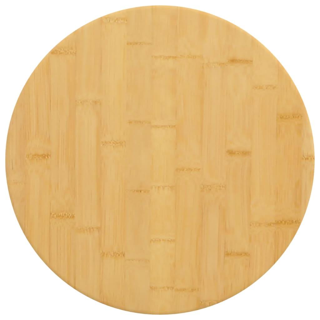 Bordplade Ø40x2,5 cm bambus