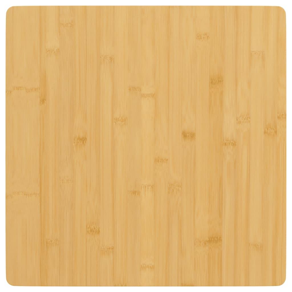Bordplade 60x60x1,5 cm bambus