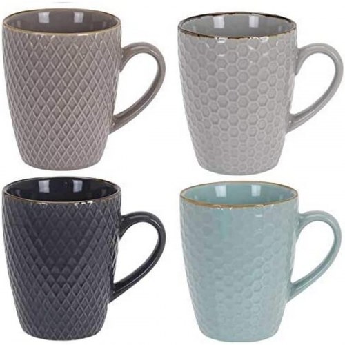 Krus 300 ml Excellent Houseware stentøj - geometrisk design