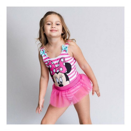 Minnie Mouse badedragt til piger, pink - 4 år