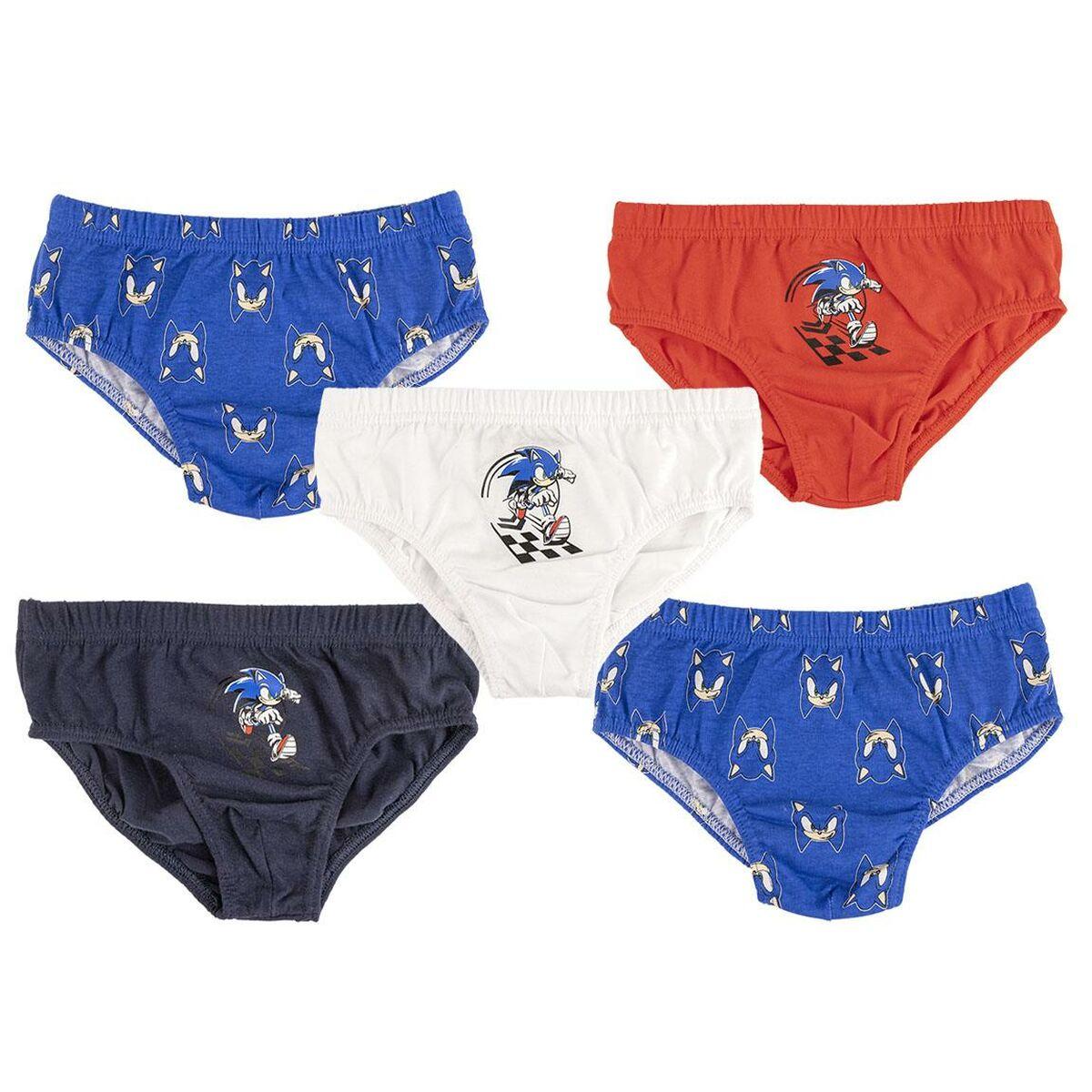 Pakke Med Sonic Boxershorts Multicolor 5 Stk 8-10 år