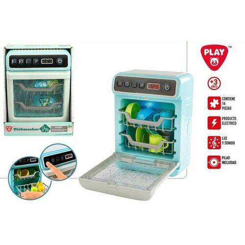 Legetøj husholdningsudstyr Colorbaby Opvaskemaskine Elektrisk 24 x 18 x 12 cm 16 Dele