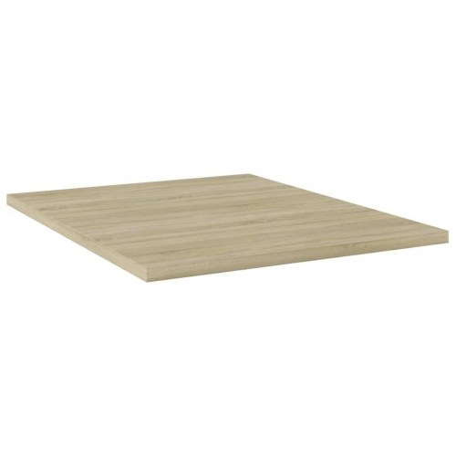 Boghylder 4 stk. 40x50x1,5 cm konstrueret træ sonoma-eg