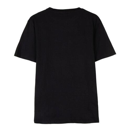 Børne Kortærmet T-shirt Stranger Things Sort L