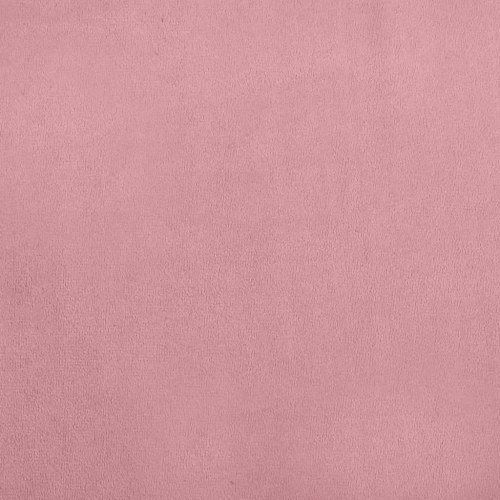 Hundeseng i velour 70 x 45 x 26,5 cm - lyserød