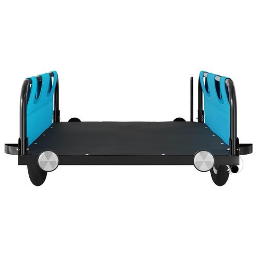 Cykeltrailer oxfordstof og jern blå