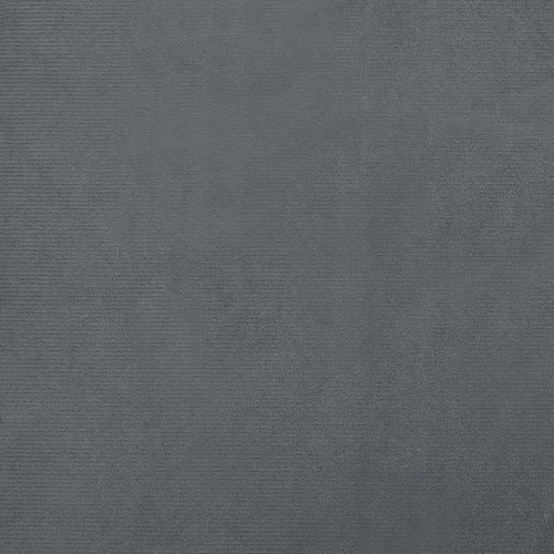 Hundeseng i velour - mørkegrå 50 × 40 × 26,5 cm