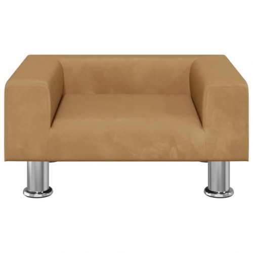 Hundeseng 50x40x26,5 cm velour brun