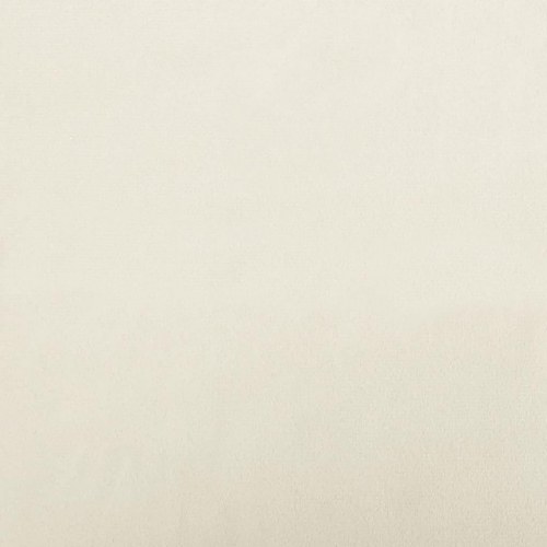Hundeseng i velour - creme, 50 × 40 × 26,5 cm