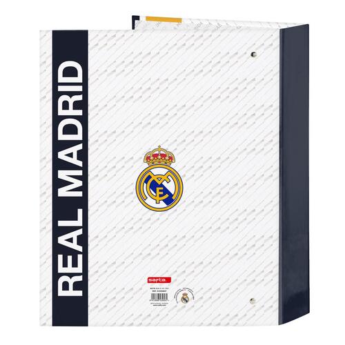 Ringbind Real Madrid C.F. Hvid A4 27 x 33 x 6 cm