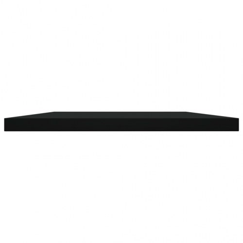Boghylder 4 stk. 100x30x1,5 cm konstrueret træ sort