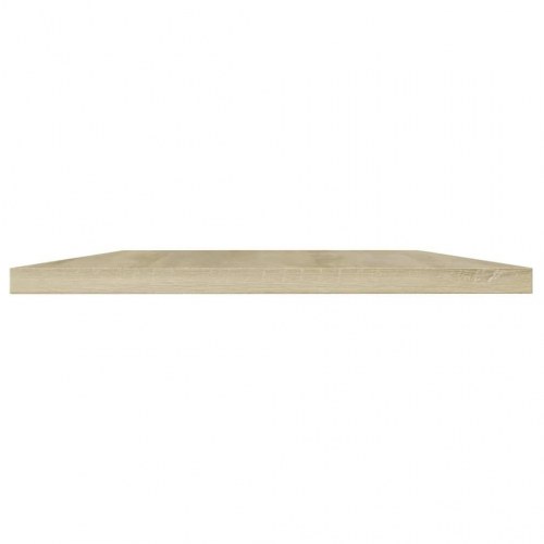 Boghylder 4 stk. 100x30x1,5 cm konstrueret træ sonoma-eg